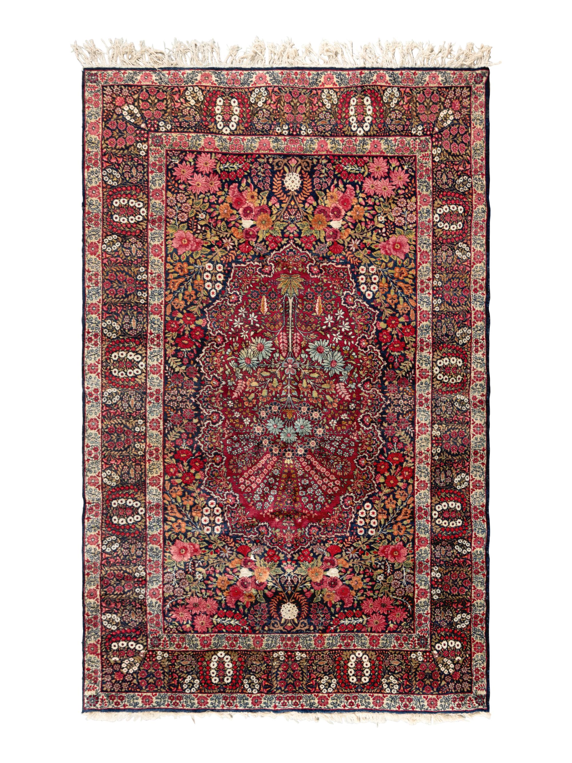 A Lavar Kerman Wool Rug