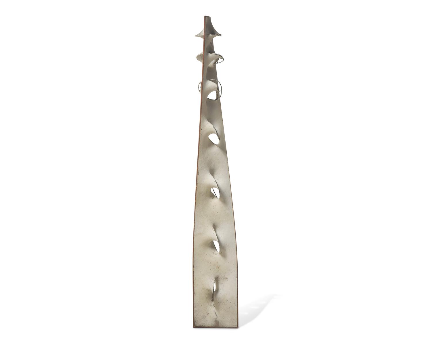 Pierced Wedge (white maquette / concept study)