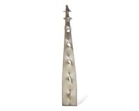 Pierced Wedge (white maquette / concept study)