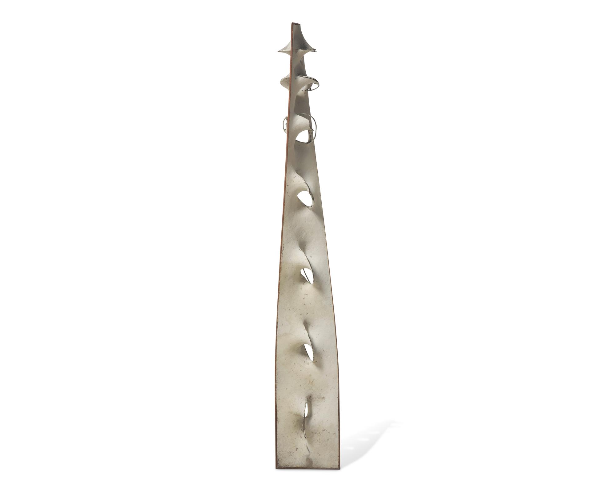 Pierced Wedge (white maquette / concept study)