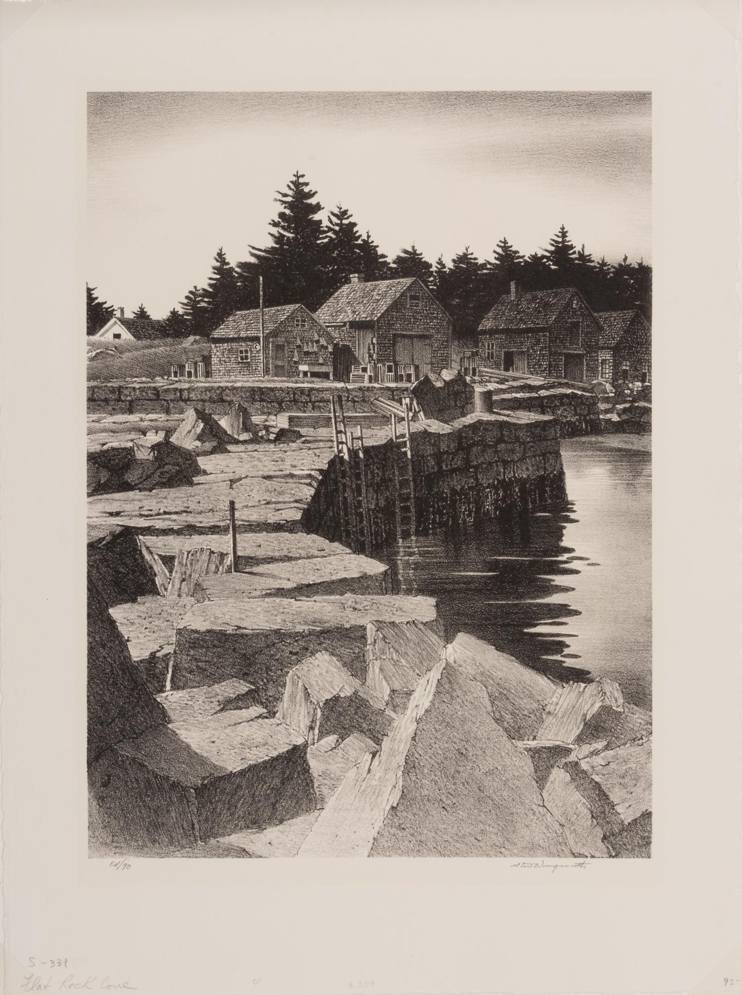 A pair of prints ( Flat Rock Cove; Inlet Light )