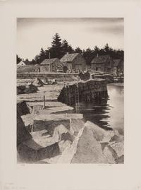 A pair of prints ( Flat Rock Cove; Inlet Light )