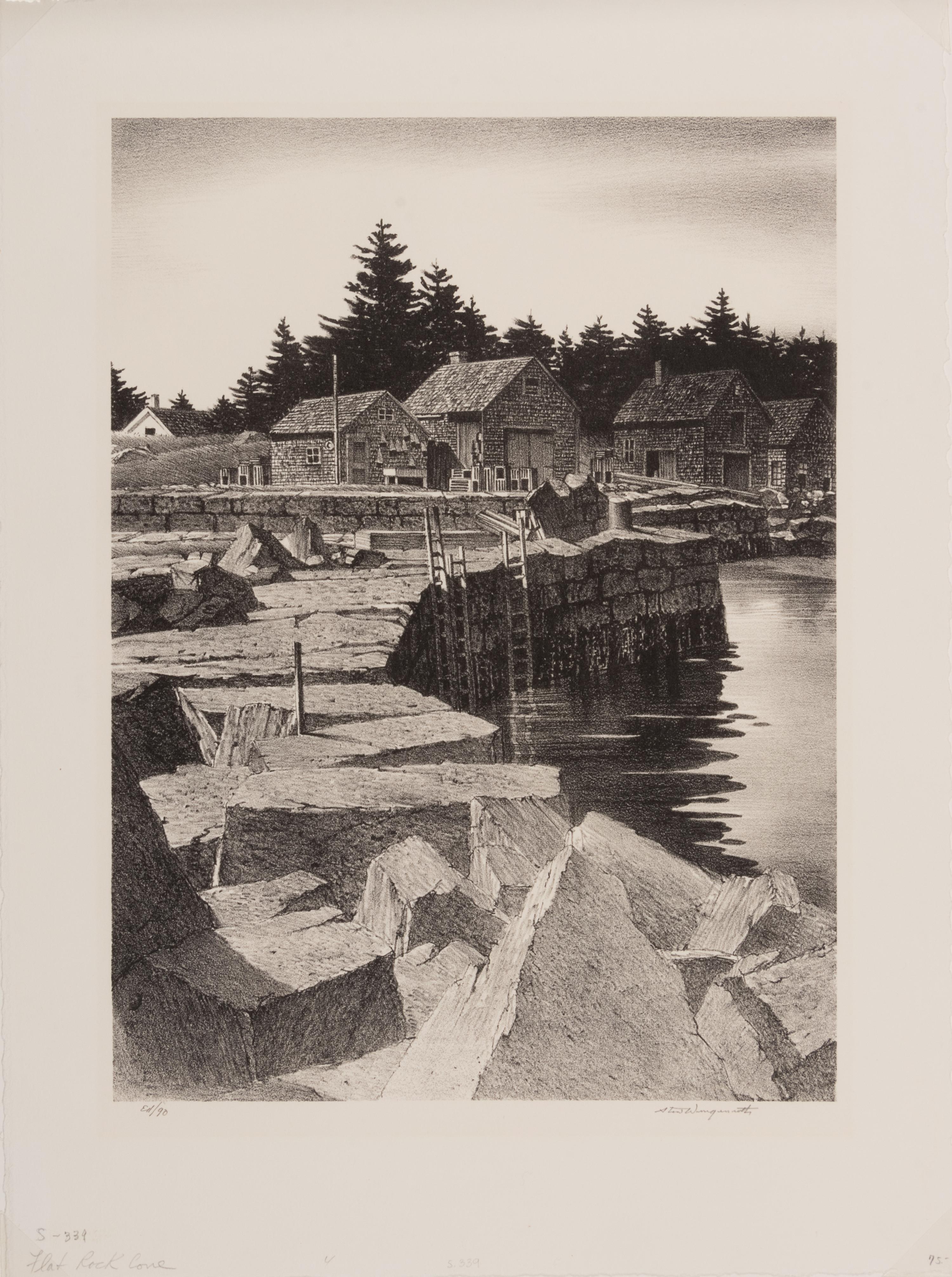 A pair of prints ( Flat Rock Cove; Inlet Light )