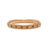 HEDGES, ANTIQUE, SAPPHIRE BANGLE BRACELET