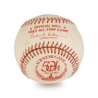 A Muhammad Ali Signed Autograph 1983 All Star Game Baseball,