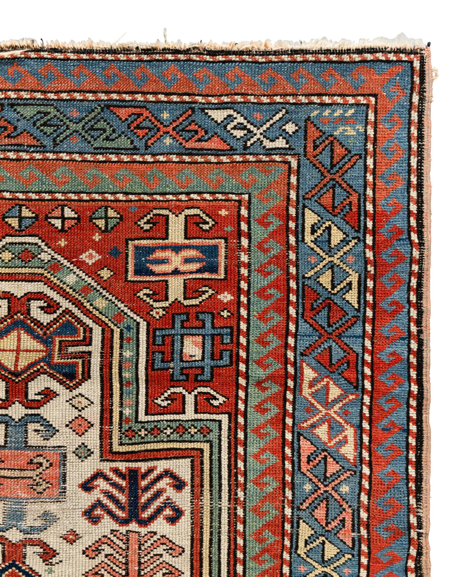 A Kuba Double Niche Wool Prayer Rug
