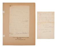 [WOMEN'S SUFFRAGE - TEMPERANCE]. Items assoc. with the women's suffrage and temperance movements.