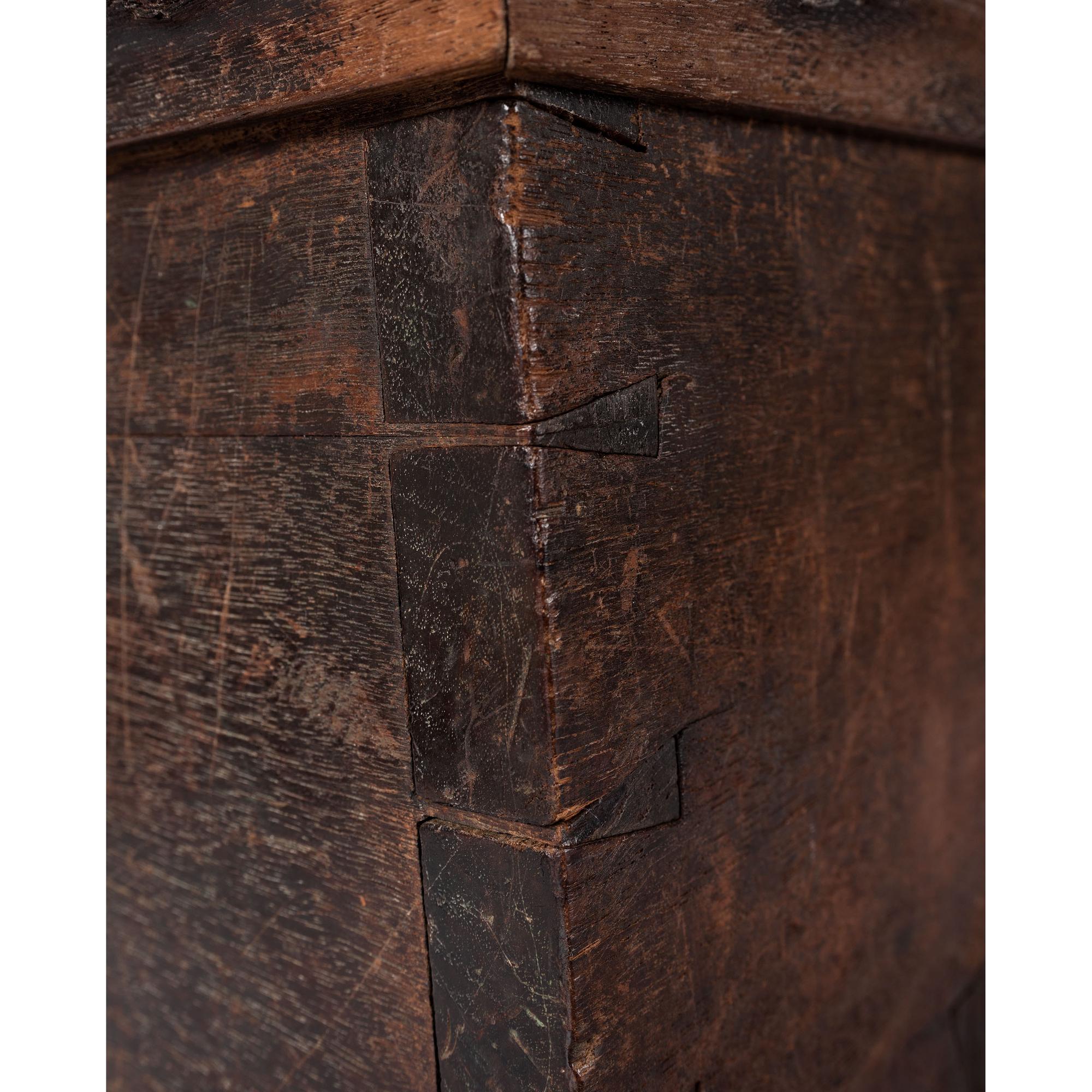 A Federal Painted Pine Blanket Chest