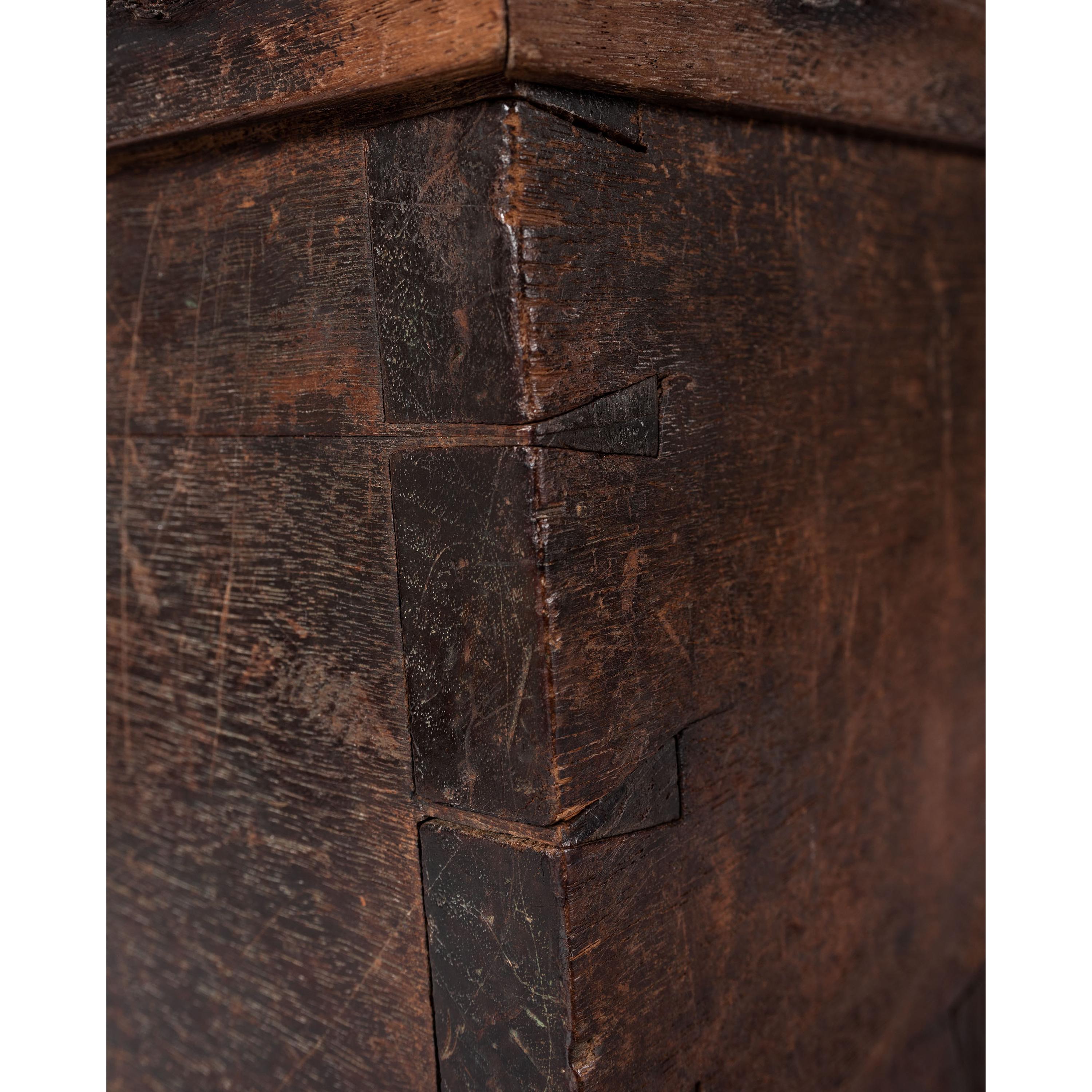 A Federal Painted Pine Blanket Chest