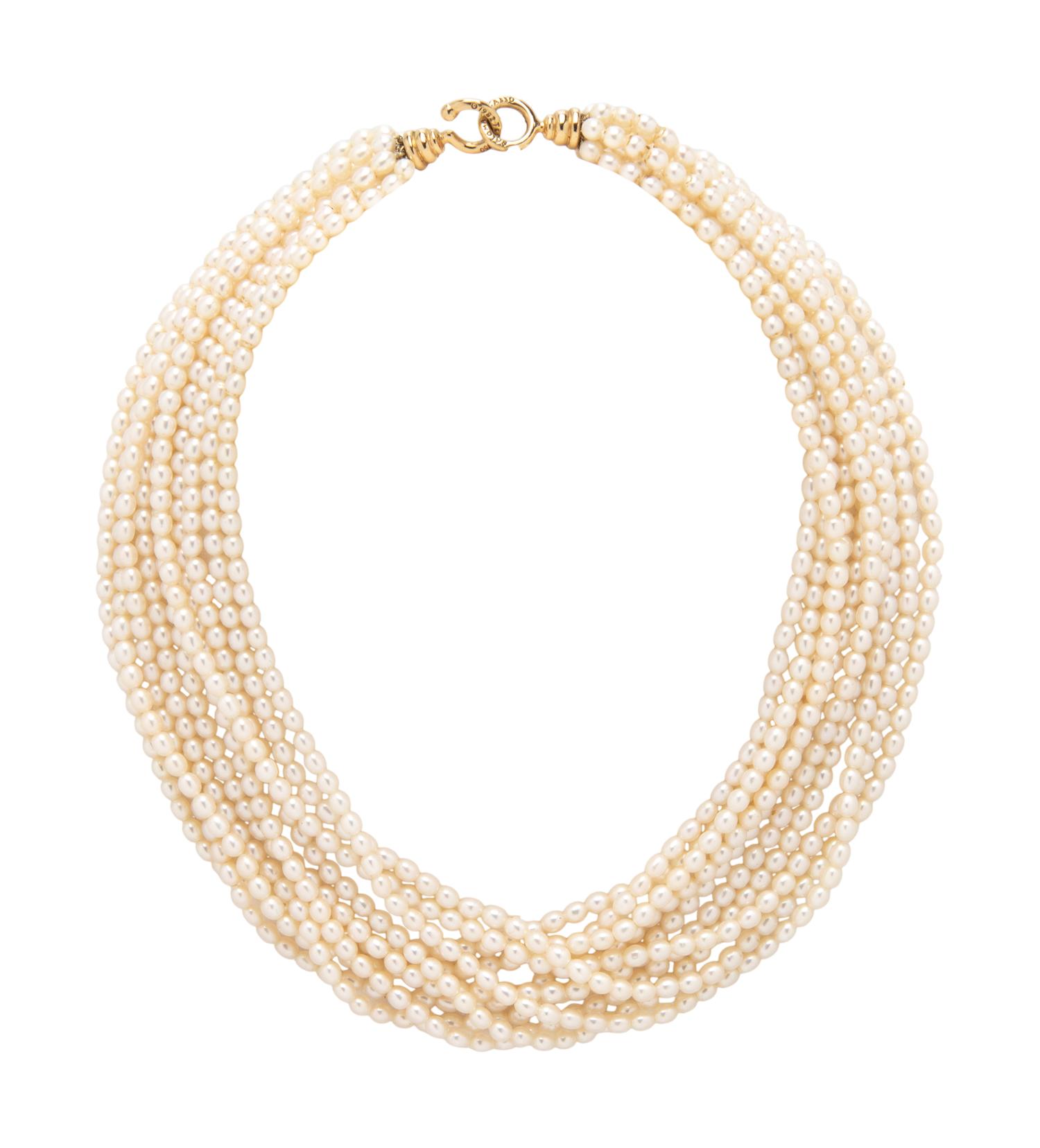 TIFFANY & CO., PALOMA PICASSO, CULTURED PEARL TORSADE NECKLACE