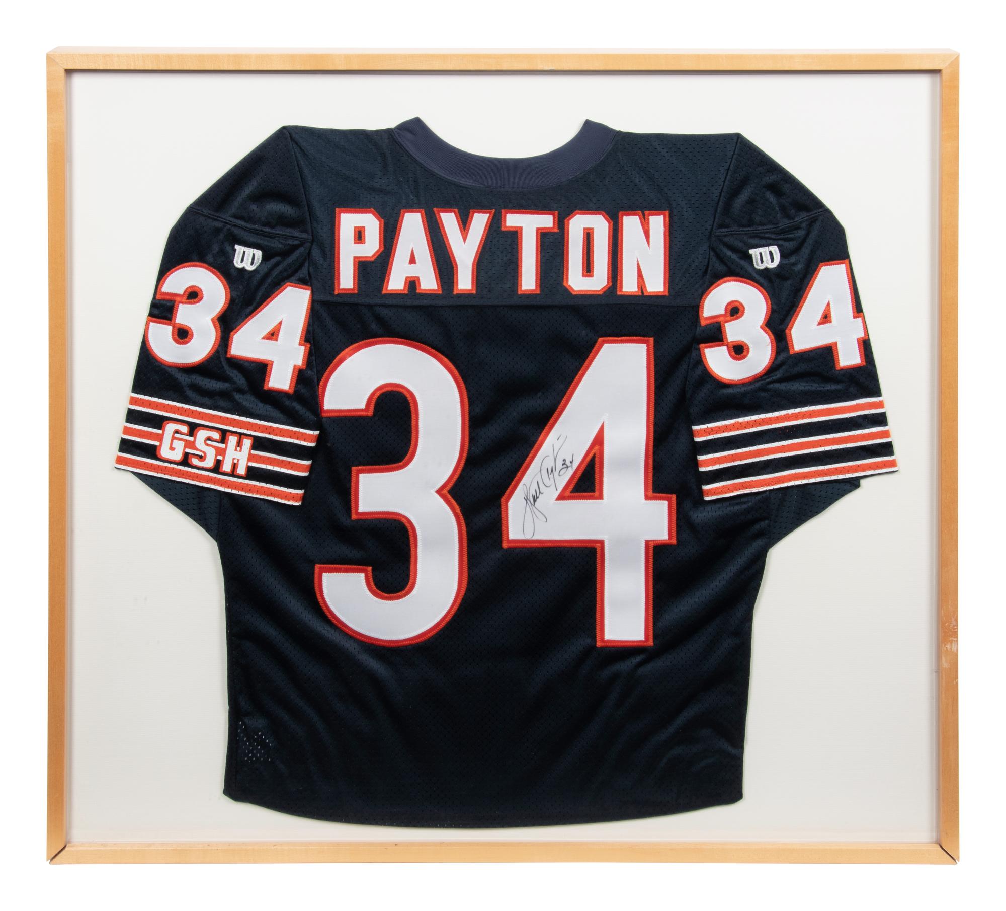A Walter Payton Signed Chicago Bears Wilson Jersey (Acquired Directly from Payton),