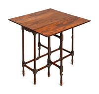 A George III Style Mahogany Drop-Leaf Spider-Leg Table