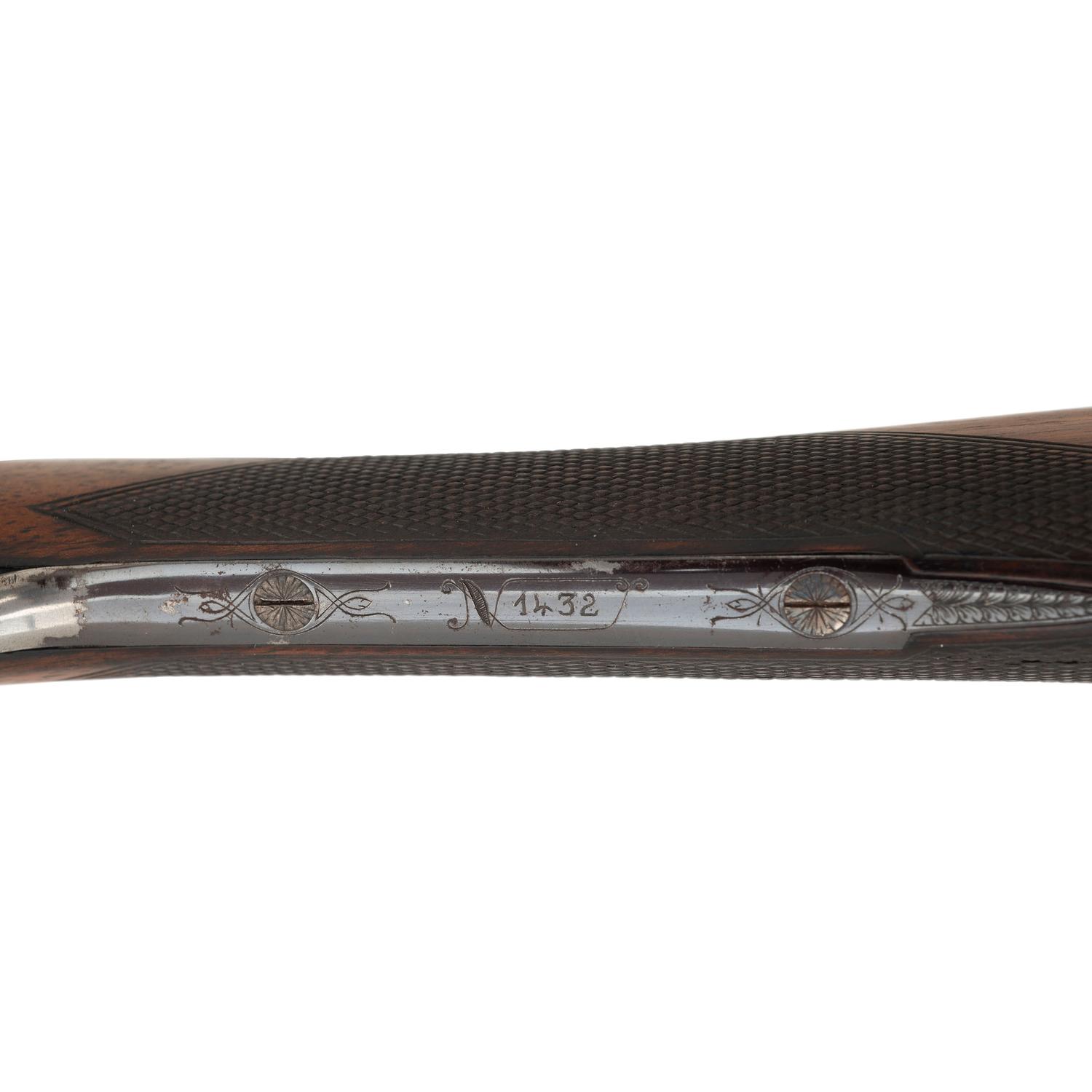 **Abercrombie & Fitch Retailer Marked Auguste Francotte "The High Gun" .410 SxS Shotgun