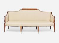 A Federal carved mahogany sofa, Maryland, circa 1800