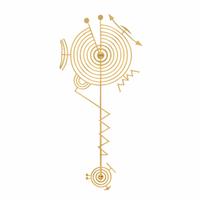 Wendy Ramshaw, Yellow Gold Wire Brooch