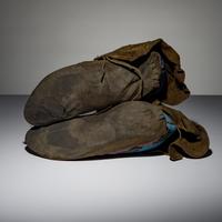 Apsáalooke [Crow] Beaded Hide Soft-Soled Moccasins