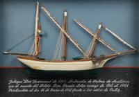 A Spanish Half-Hull Ship Model