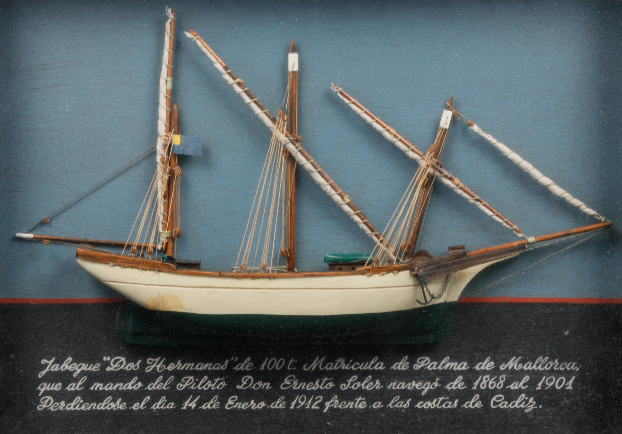 A Spanish Half-Hull Ship Model