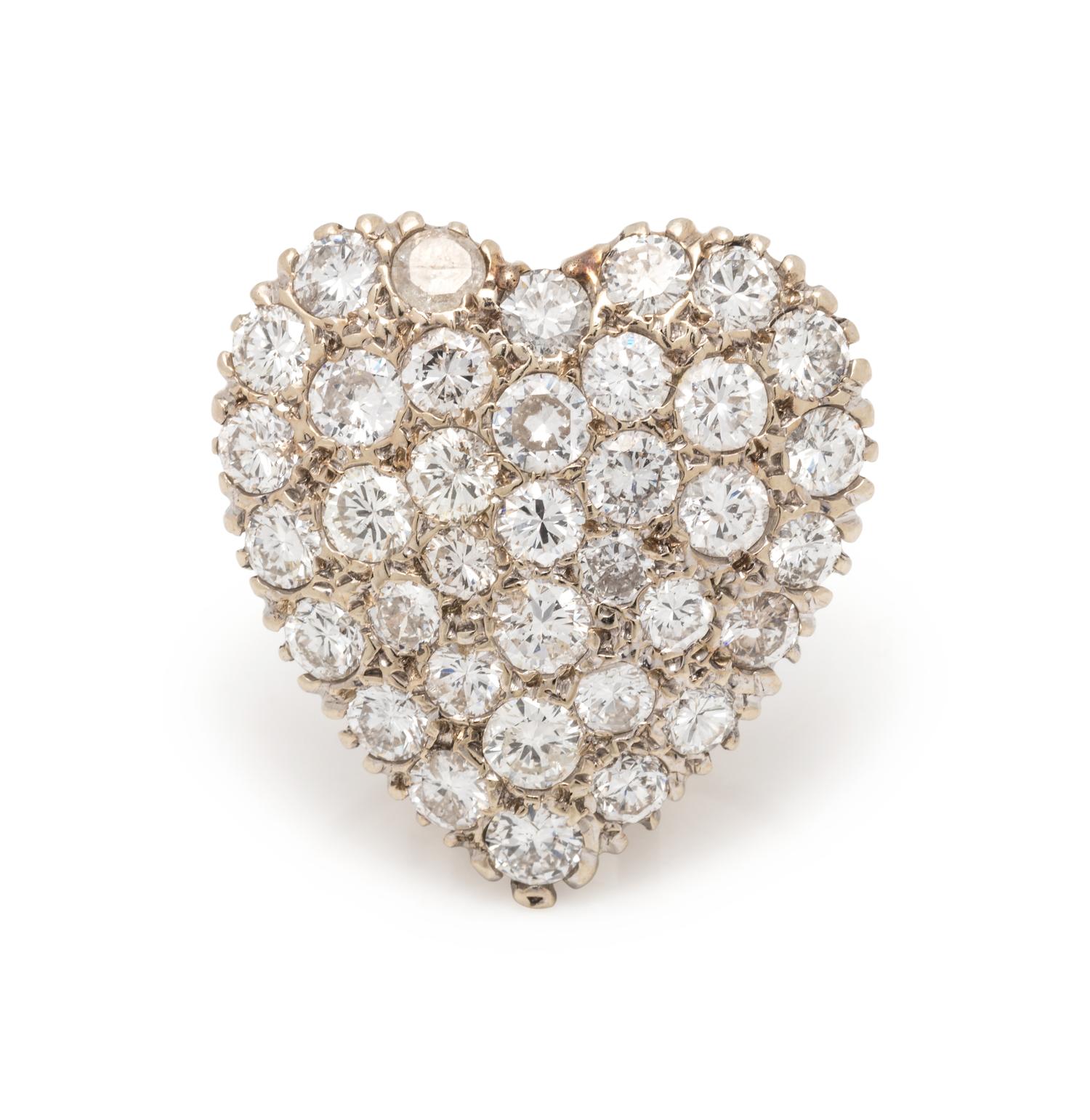 DIAMOND HEART SLIDE PENDANT
