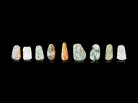 Twenty Chinese Jadeite Pendants