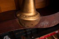 A Steinway and Sons Mahogany Baby Grand Piano