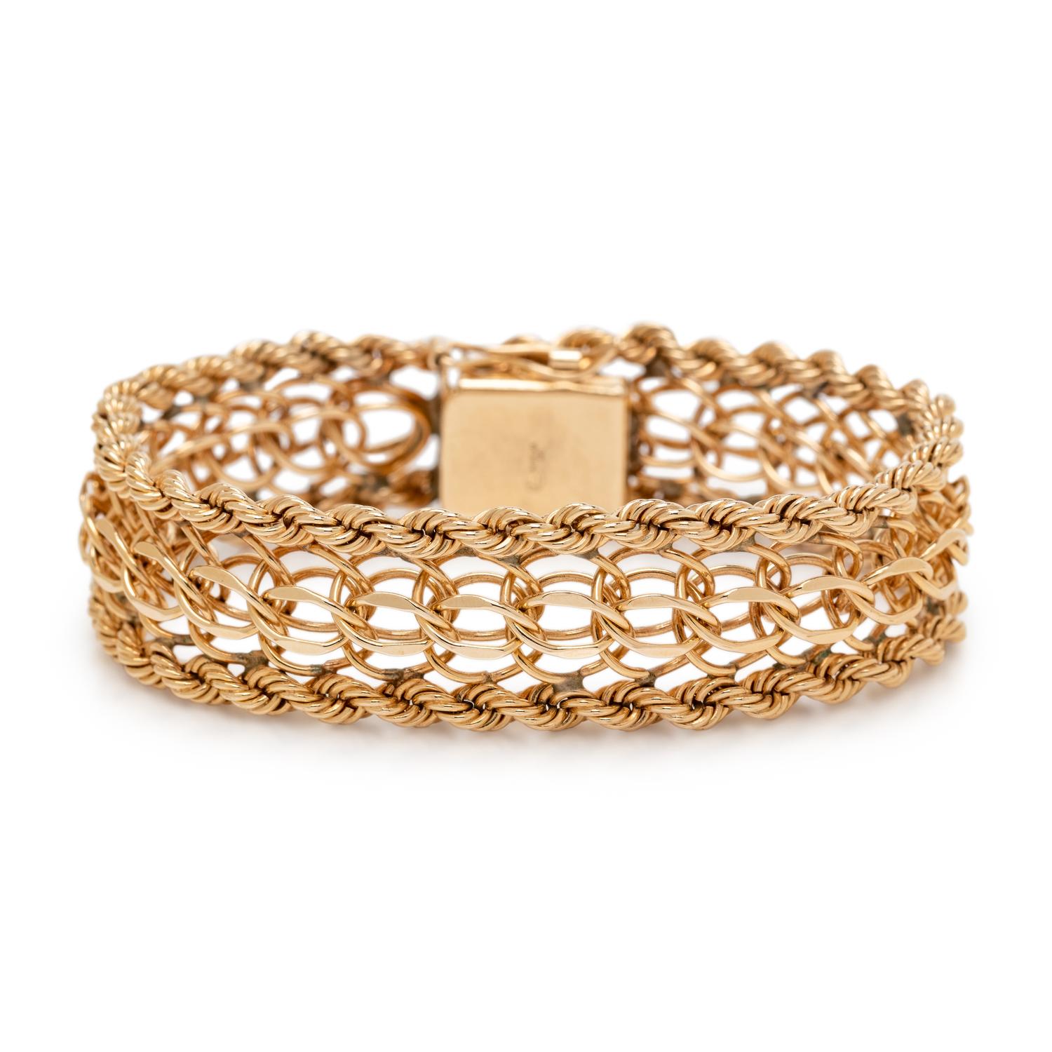 YELLOW GOLD BRACELET