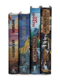 SIMMONS, Dan (b.1948). [The Hyperion Cantos]. Hyperion . 1989. -- The Fall of Hyperion . 1990. -- Endymion . 1996. -- The Rise of Endymion . 1997. New York: Doubleday [and] Bantam.