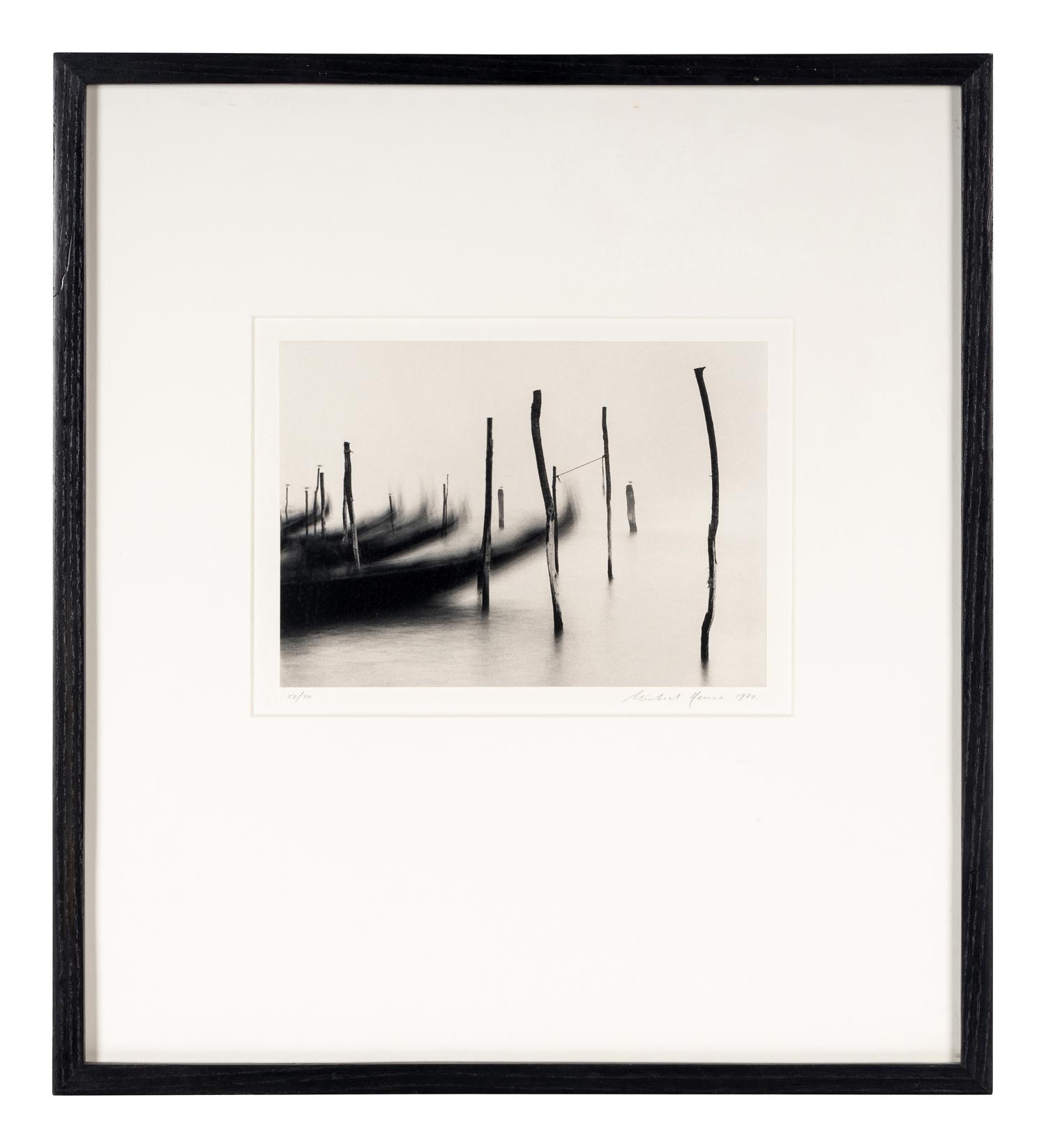 Michael Kenna (born 1953) Gondolas, Venice, Italy, 1980