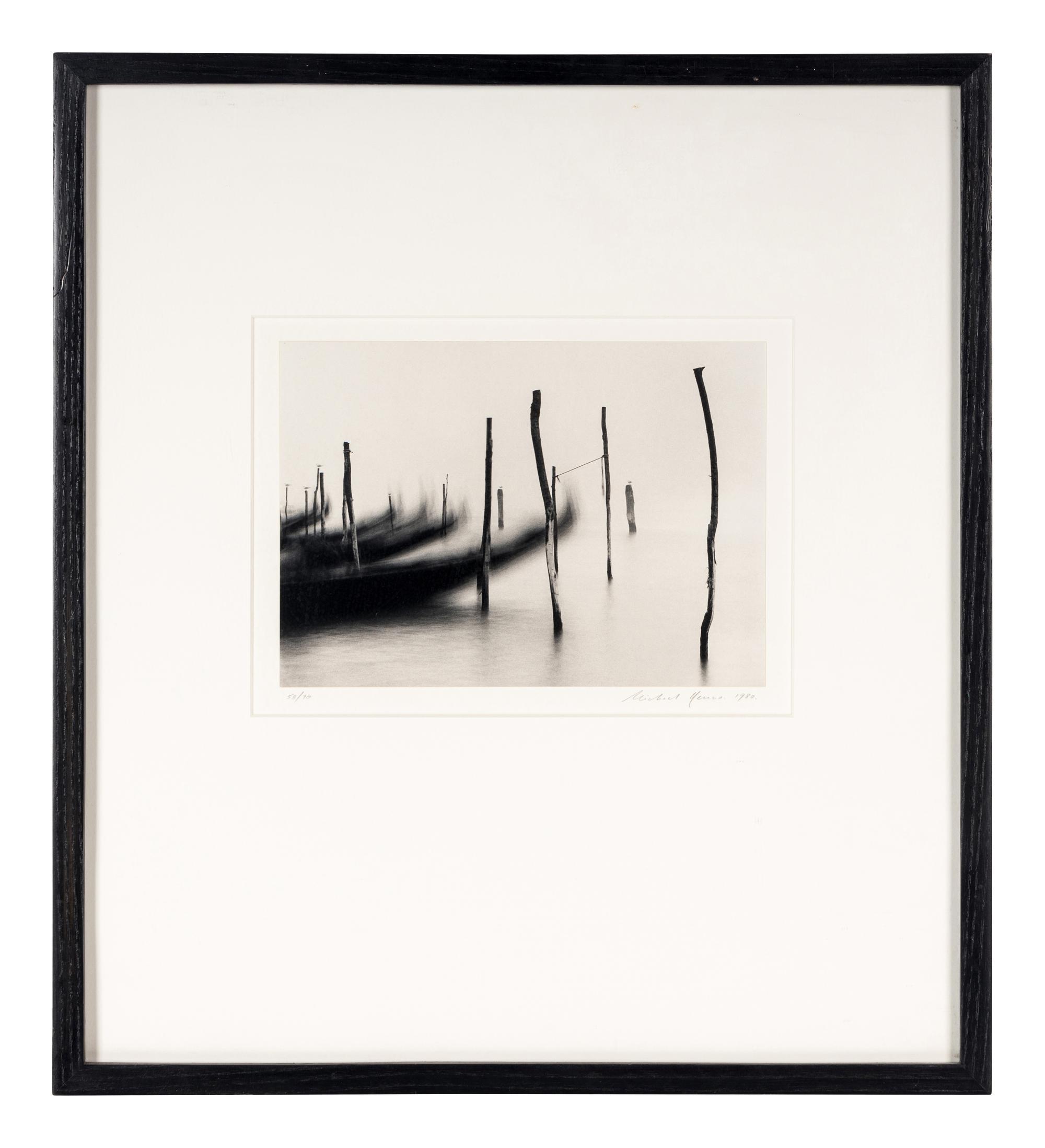 Michael Kenna (born 1953) Gondolas, Venice, Italy, 1980