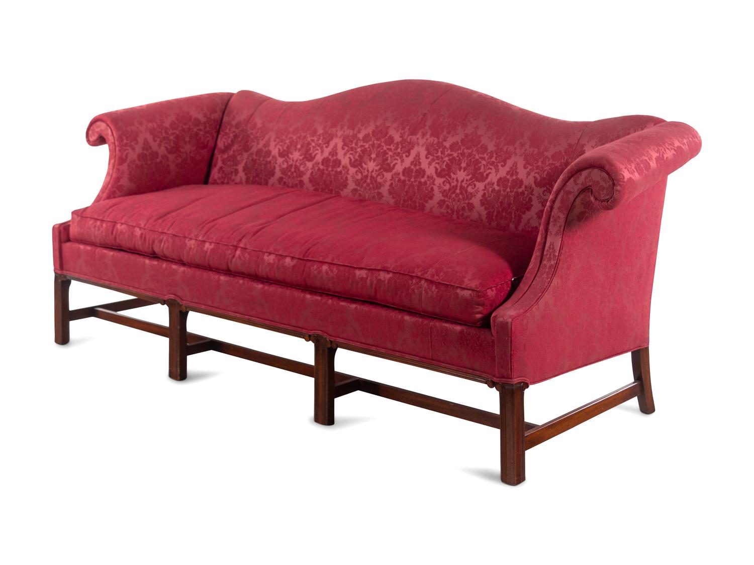 A George III Style Mahogany Sofa