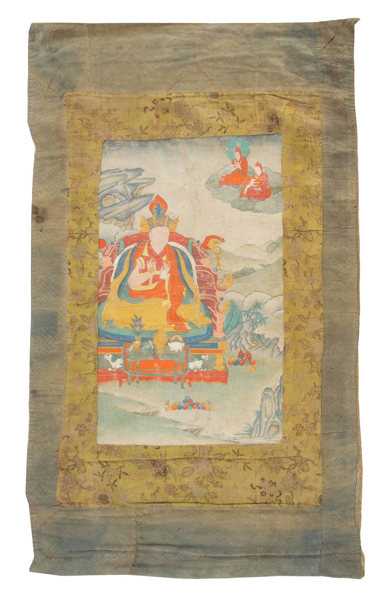A Thangka of Fifth Karmapa, Deshin Shekpa — 19TH CENTURY