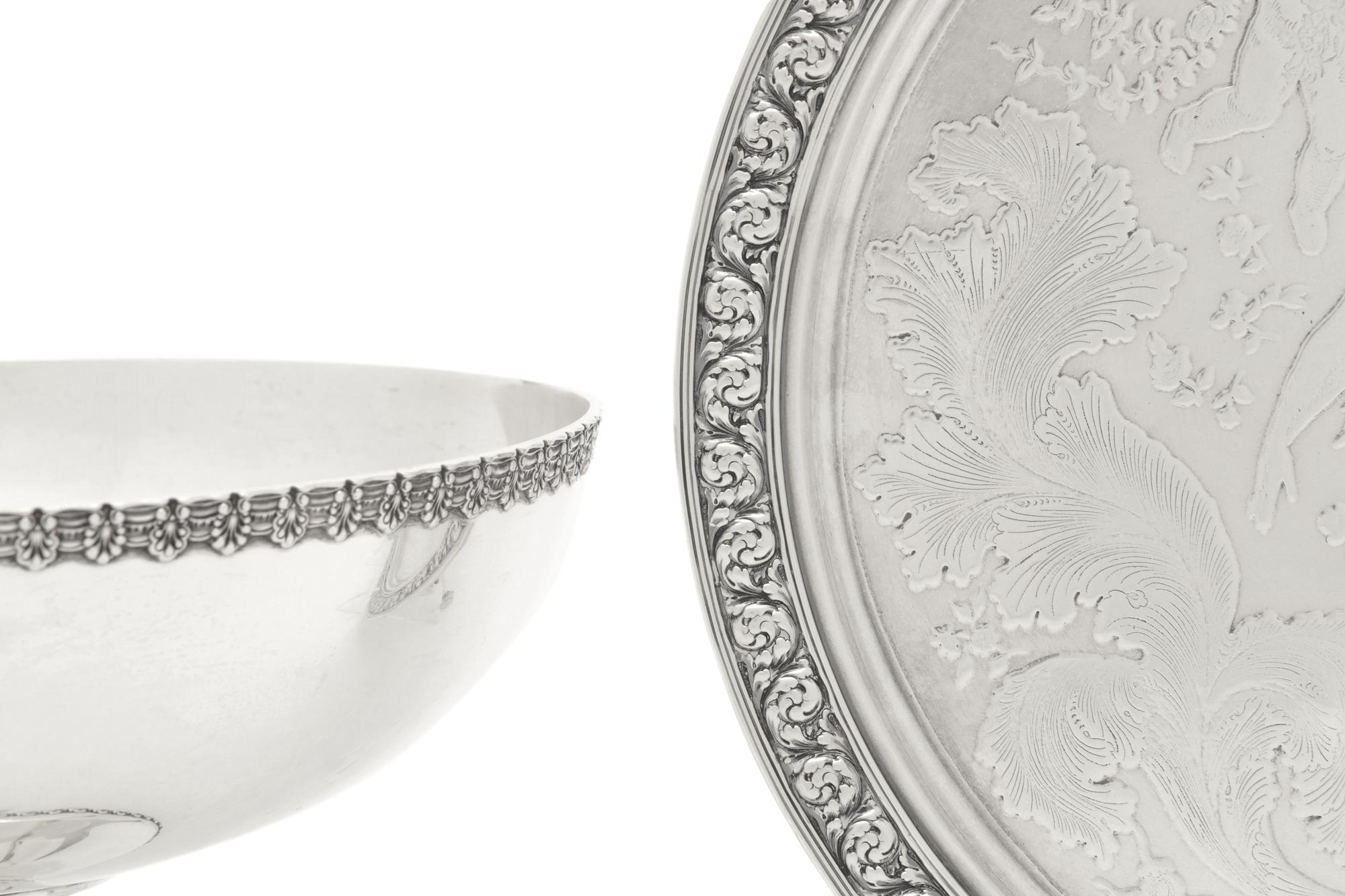 Two Tiffany and Co. Silver Table Articles