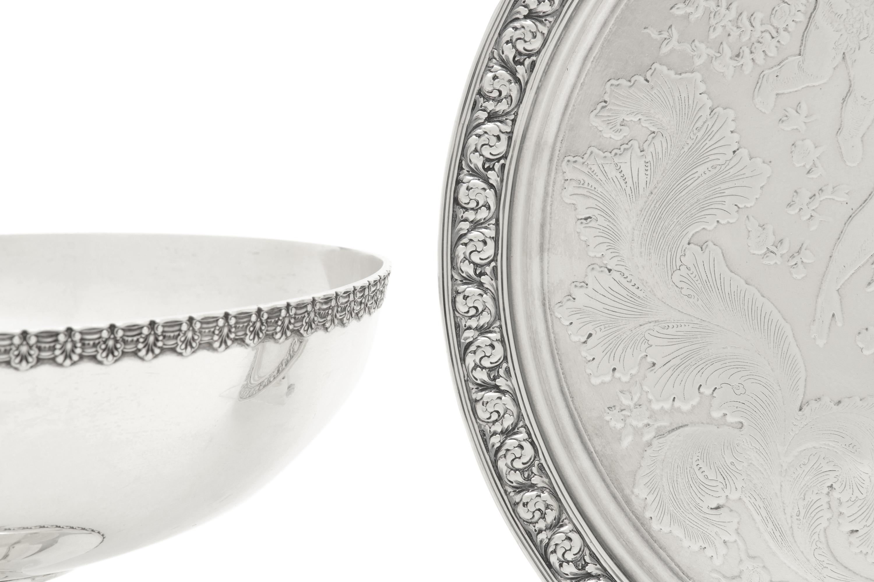 Two Tiffany and Co. Silver Table Articles