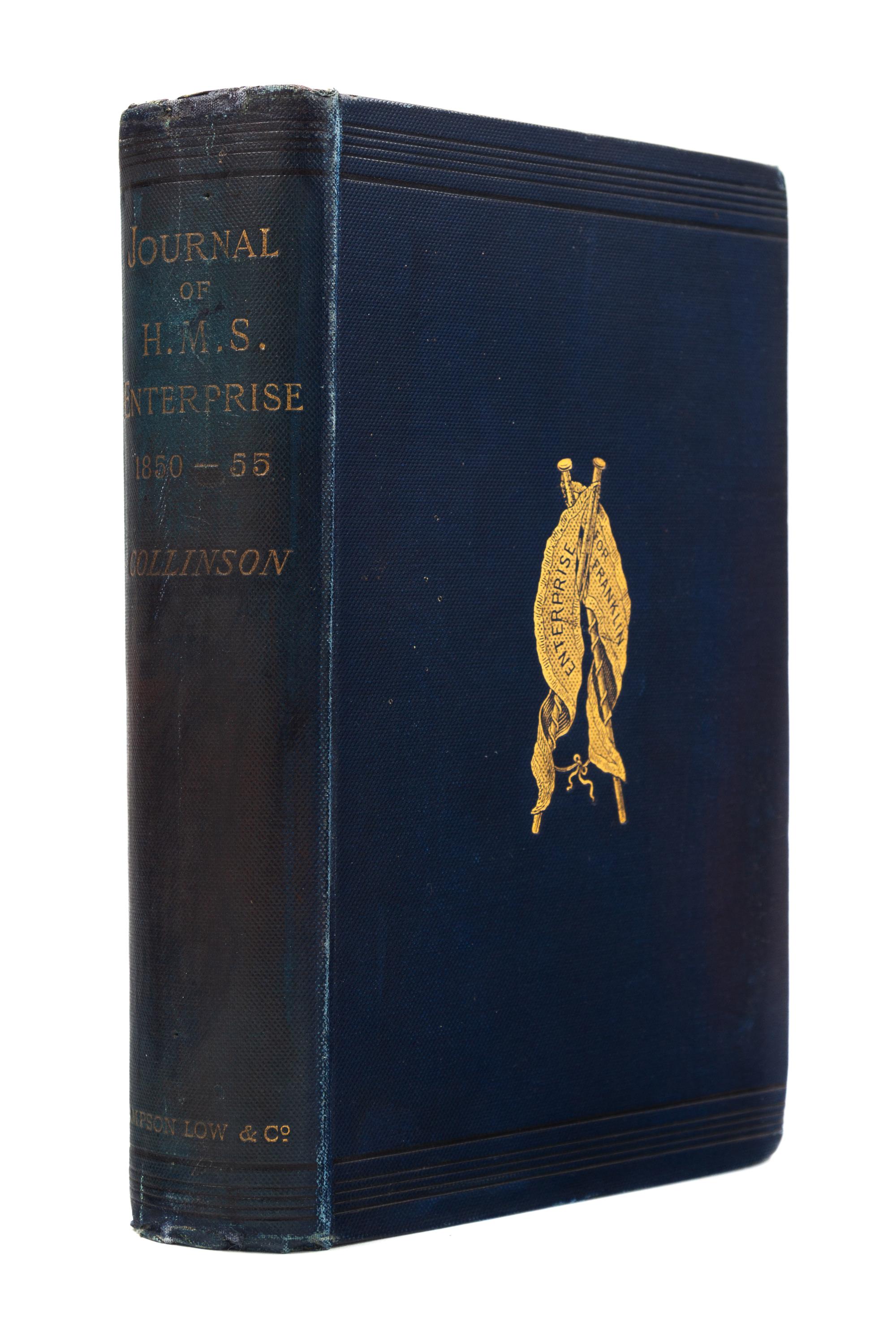 COLLINSON, Richard, Sir. Journal of H.M.S. Enterprise, on the Expedition in Search of Sir John Franklin's Ships. FIRST EDITION.