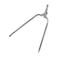 A Queen Anne Silver Miniature Fireplace Tongs