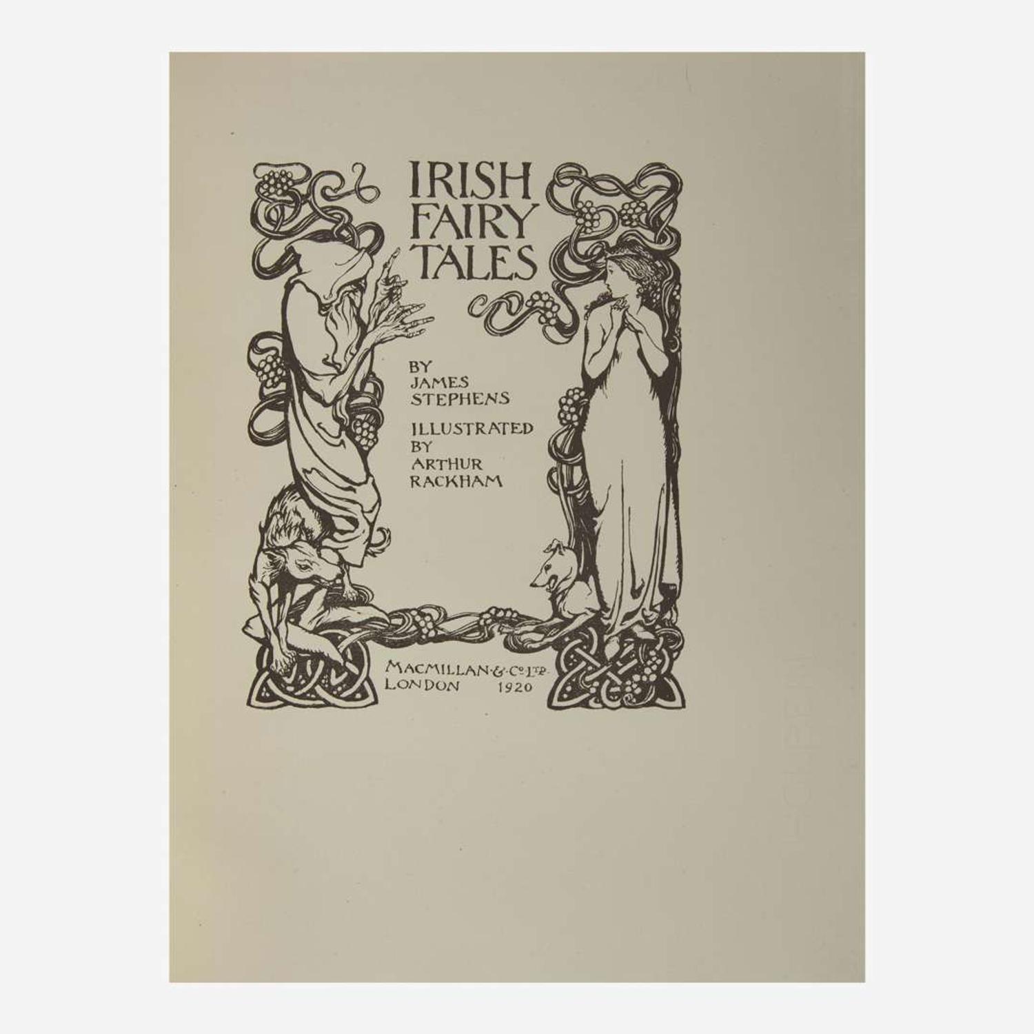 [Children's & Illustrated] [Rackham, Arthur] Stephens, James (editor) Irish Fairy Tales