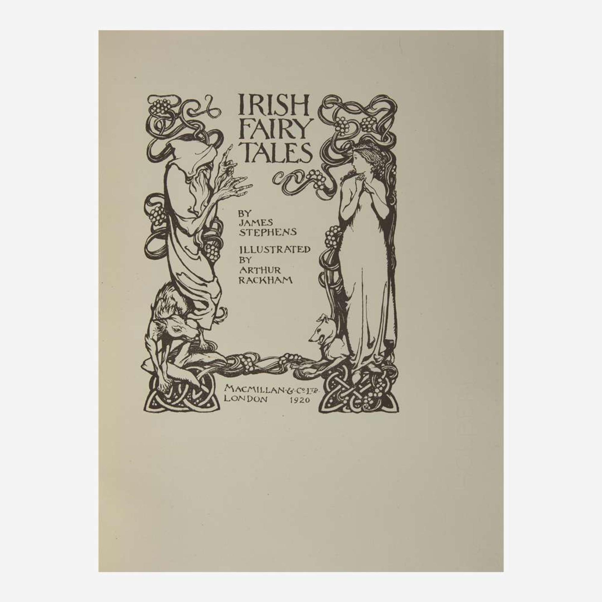 [Children's & Illustrated] [Rackham, Arthur] Stephens, James (editor) Irish Fairy Tales