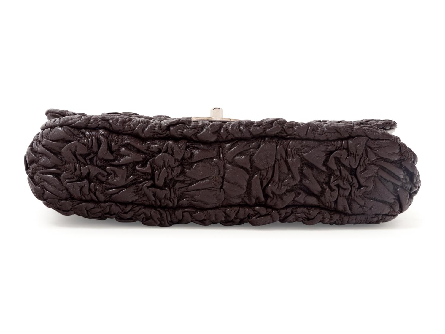 Chanel Ruched Leather Flap Bag, Fall 2007