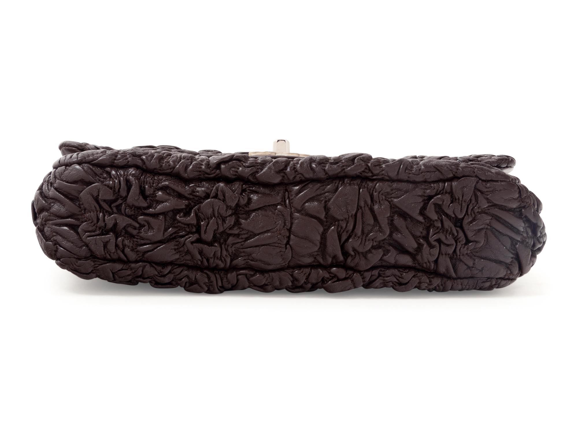 Chanel Ruched Leather Flap Bag, Fall 2007