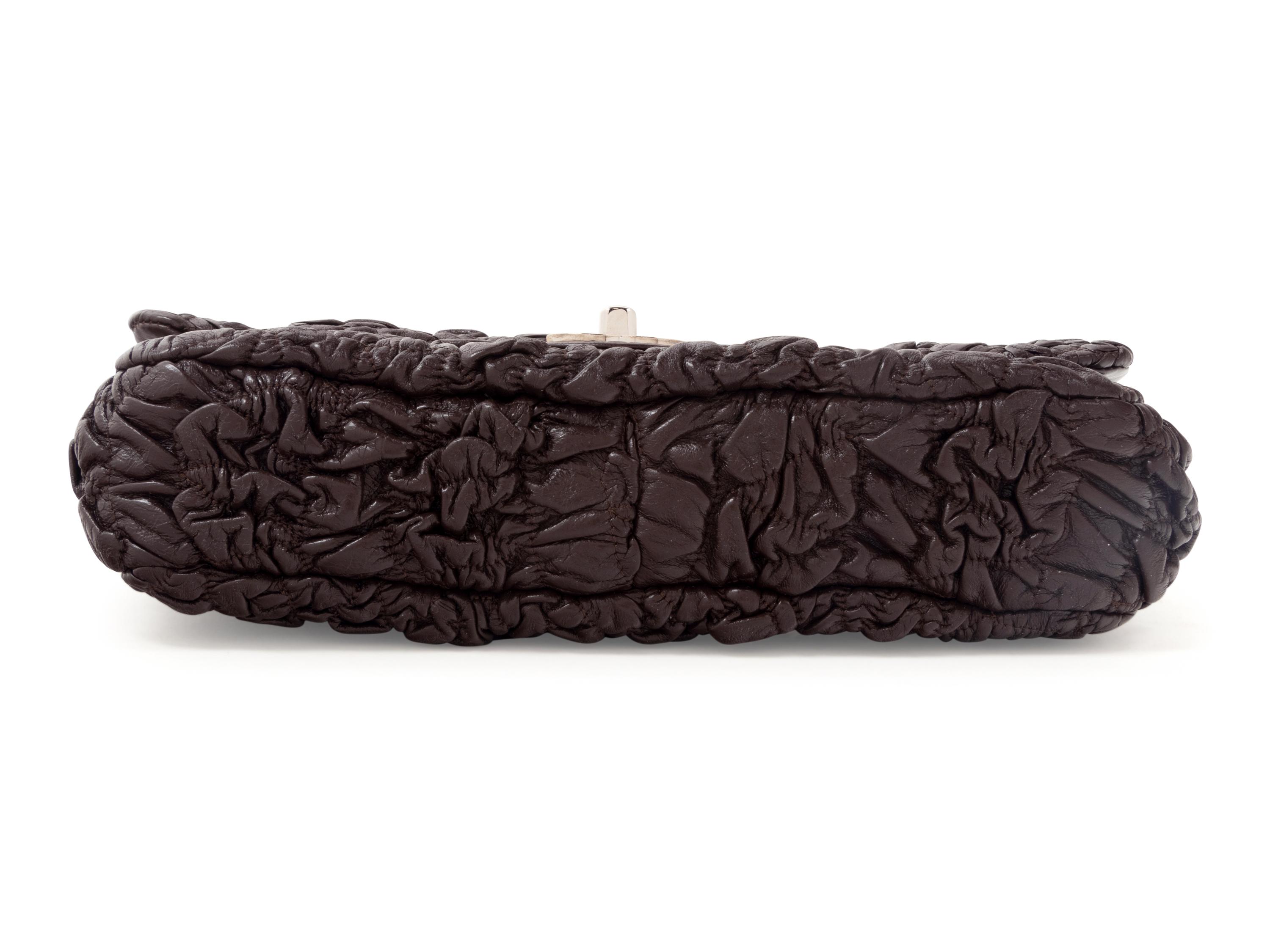 Chanel Ruched Leather Flap Bag, Fall 2007
