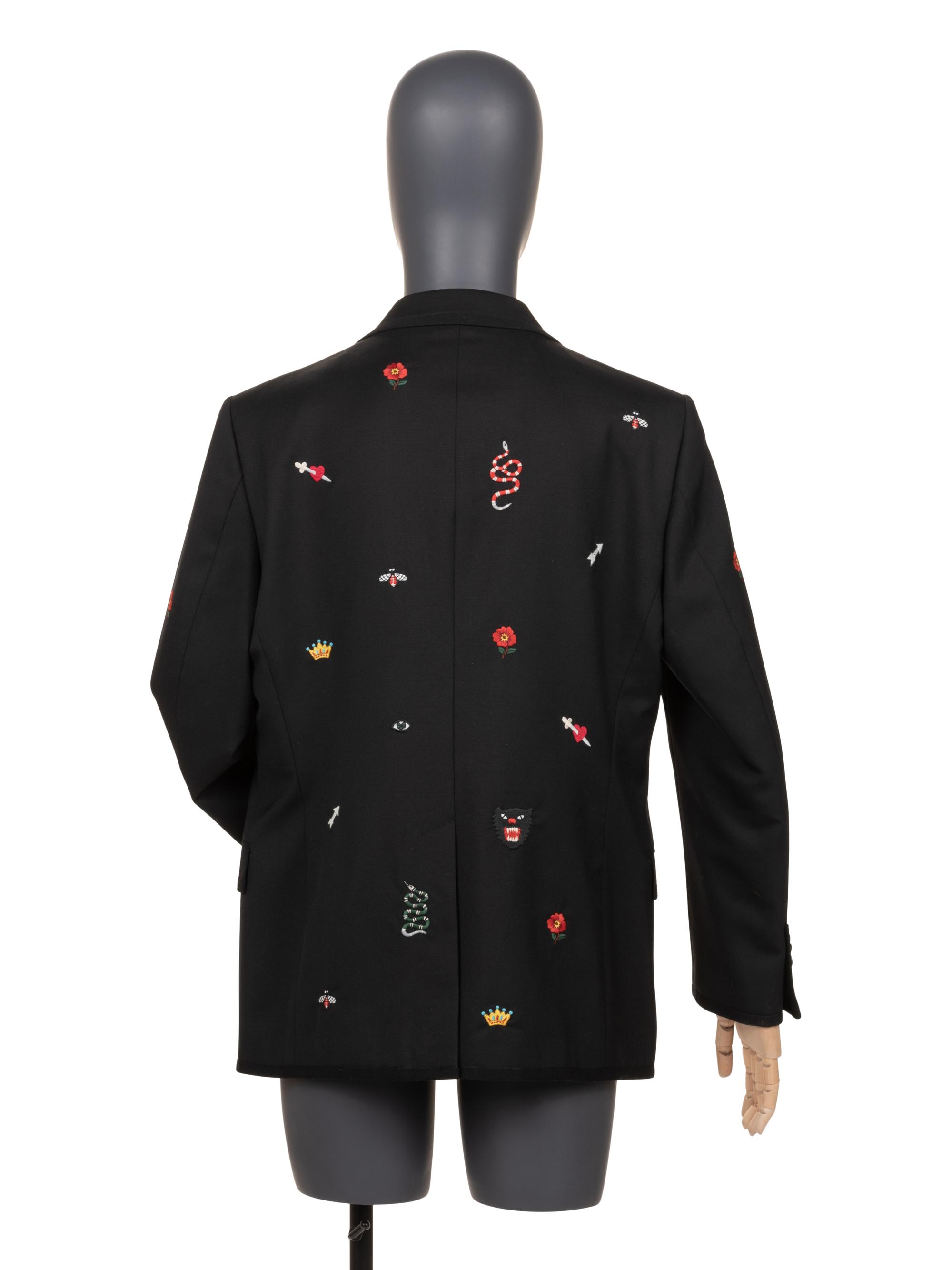 Gucci Men's Embroidered Blazer, 2017