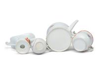 Nine Chinese Export Porcelain Table Articles