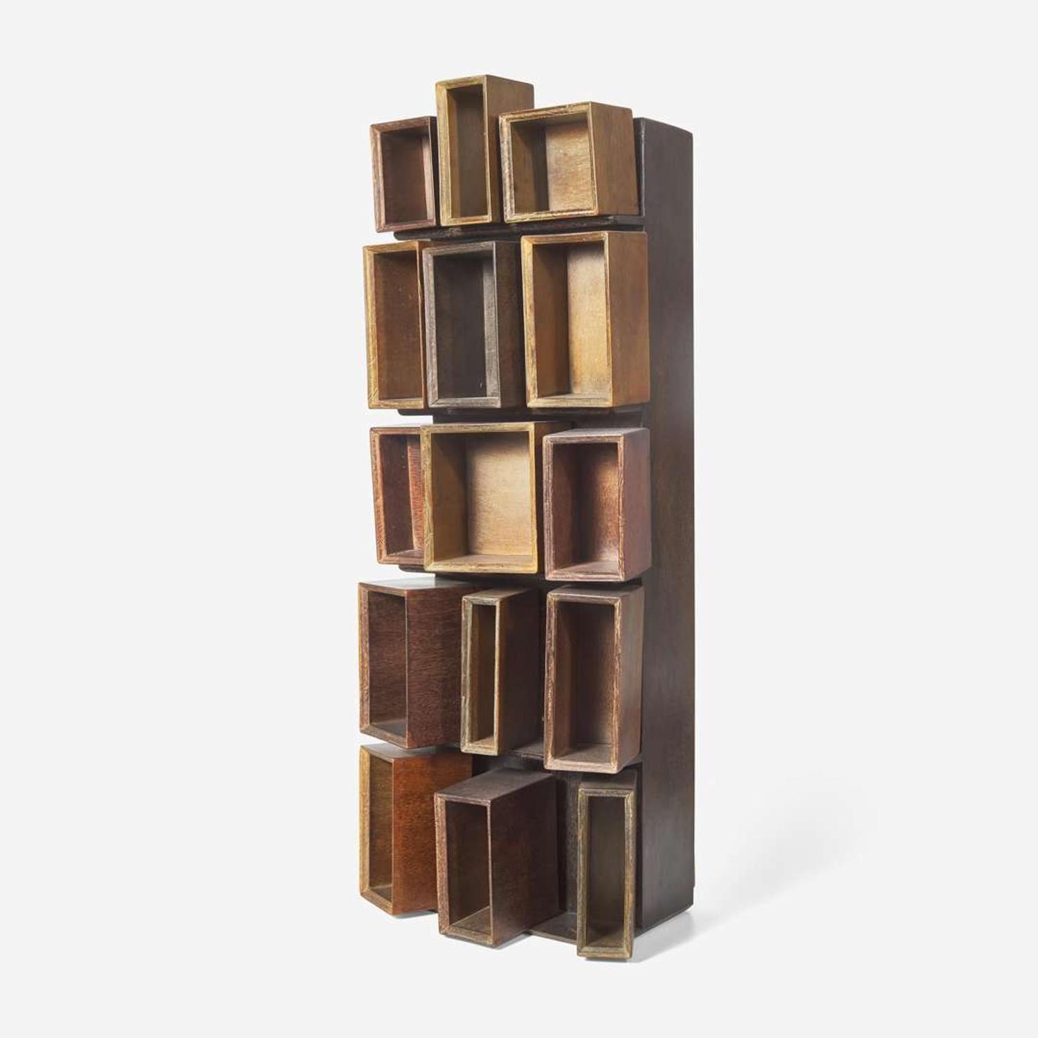 Pol Bury (Belgian, 1922-2005) 15 Boxes on One Plane