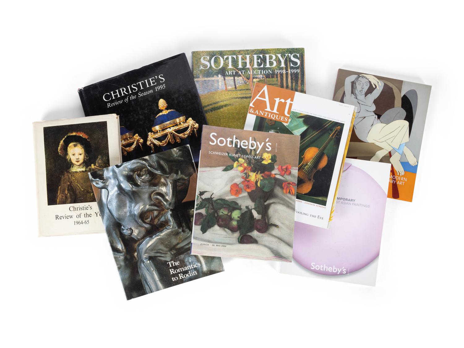 [CONTEMPORARY ART] A Group of Reference Works and Auction Catalogues about Contemporary Art