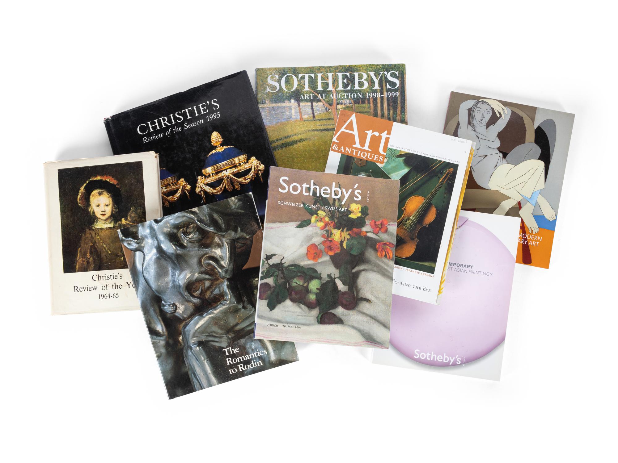 [CONTEMPORARY ART] A Group of Reference Works and Auction Catalogues about Contemporary Art