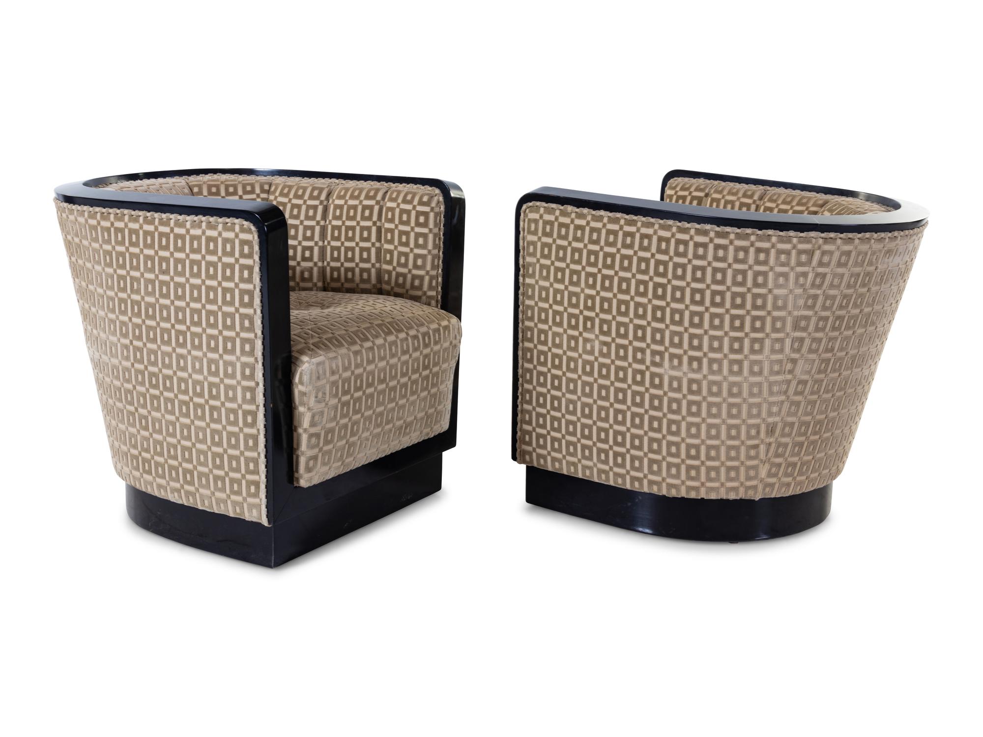 Art Deco Armchairs, c. 1925