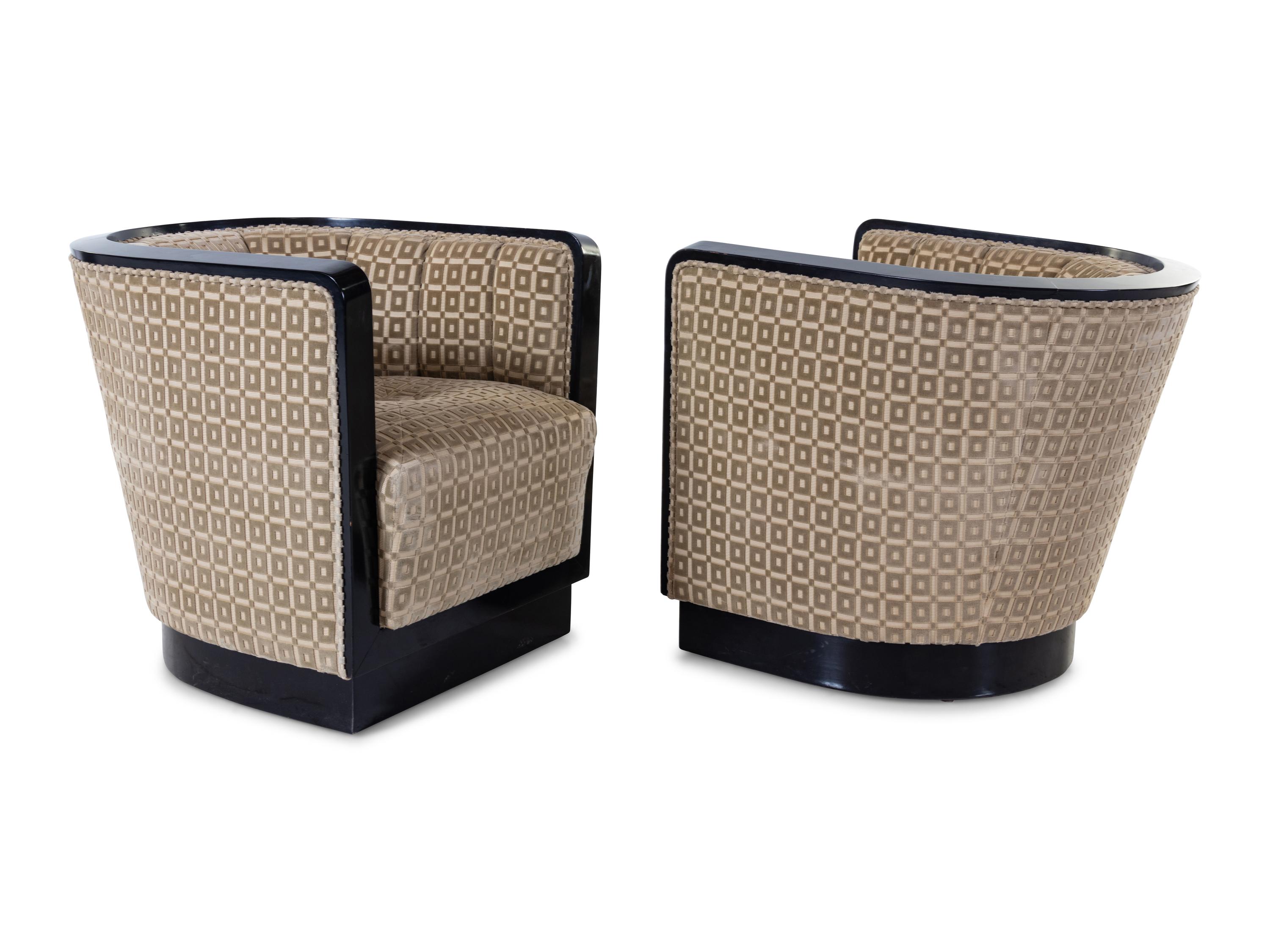 Art Deco Armchairs, c. 1925