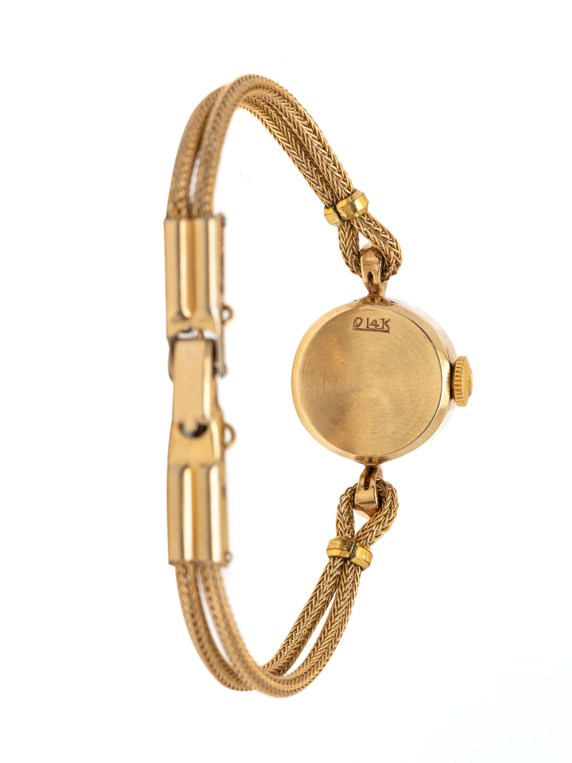 ROLEX, 14K YELLOW GOLD AND GOLD-FILLED WATCH