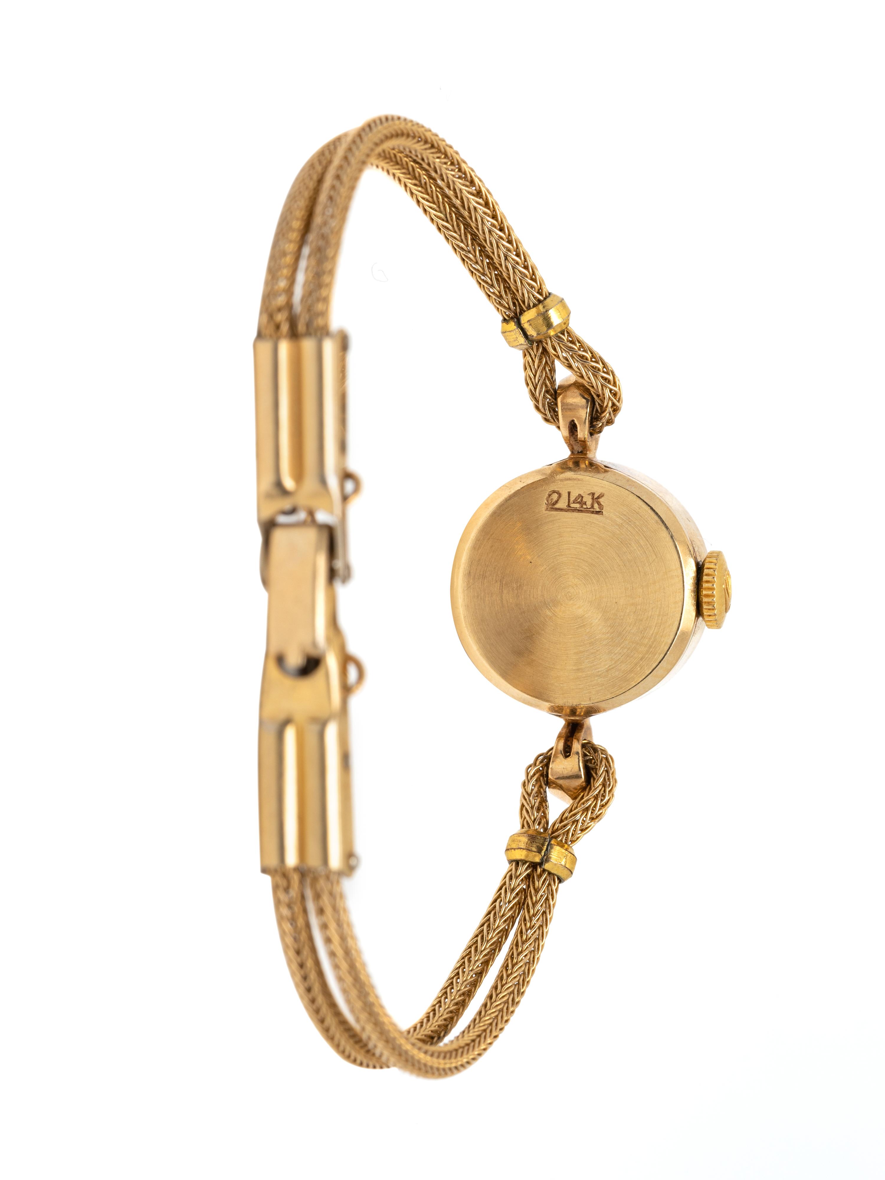 ROLEX, 14K YELLOW GOLD AND GOLD-FILLED WATCH