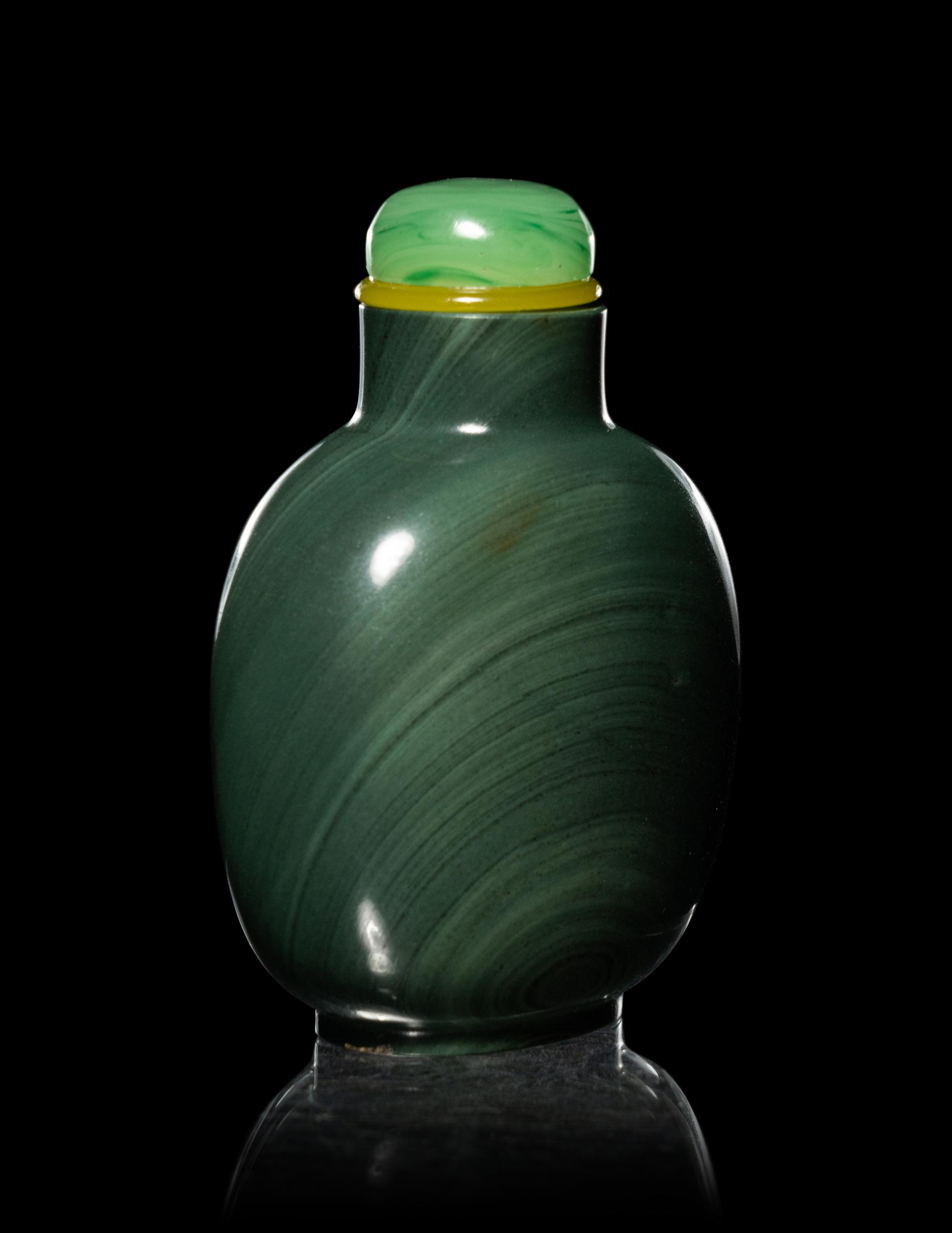 Three Hardstone Snuff Bottles